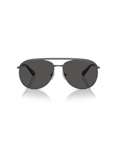 Swarovski Aviator Frame Sunglasses - Grey