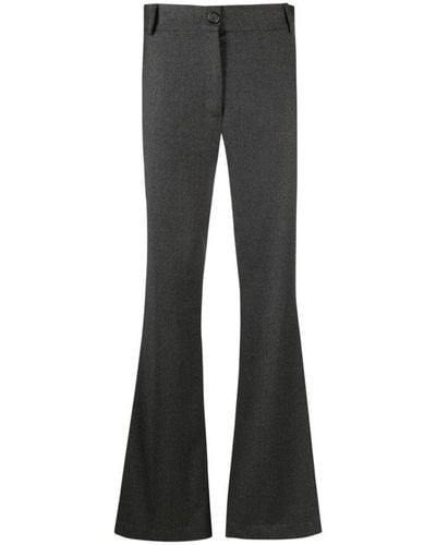 Societe Anonyme High-waist Flared Trousers - Blue