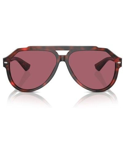 Dolce & Gabbana Aviator Sunglasses - Purple
