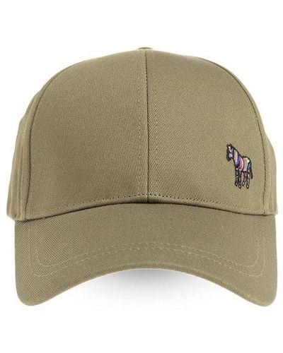 PS by Paul Smith Zebra Embroidered Baseball Cap - Green