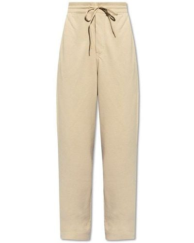 Y-3 Sweatpants With Logo, - Natural