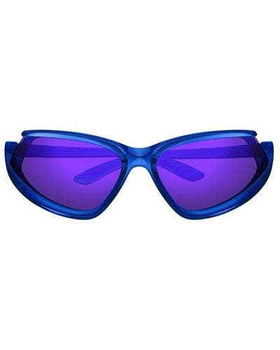 Balenciaga Side Xpander Cat-eye Sunglasses - Purple