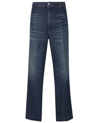 Valentino Straight Leg Jeans - Blue