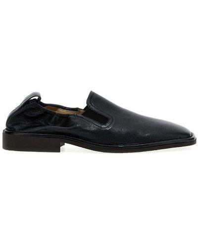 Lemaire Square-toe Slip-on Loafers - Black