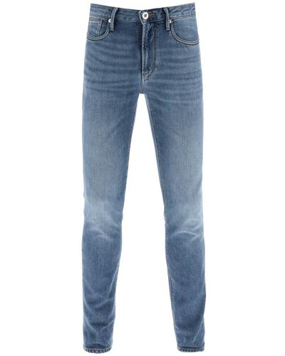 Emporio Armani J06 Slim Fit Jeans - Blue