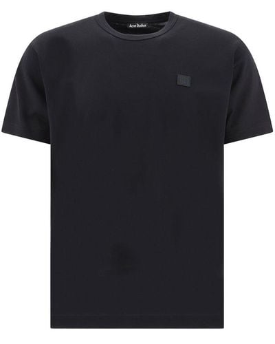 Acne Studios "nash Face" T-shirt - Black