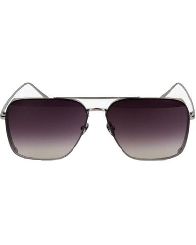 Linda Farrow Aviator Sunglasses - Purple