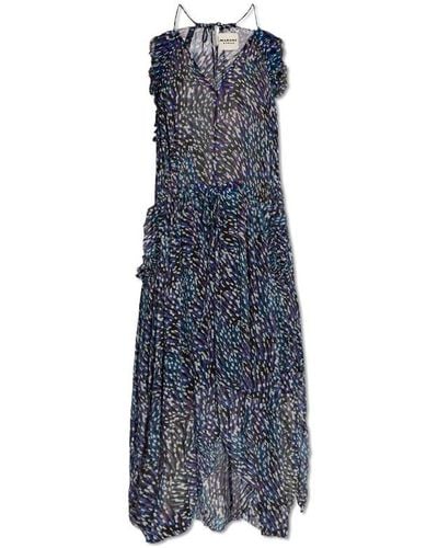 Isabel Marant 'fadelo' Dress, - Blue