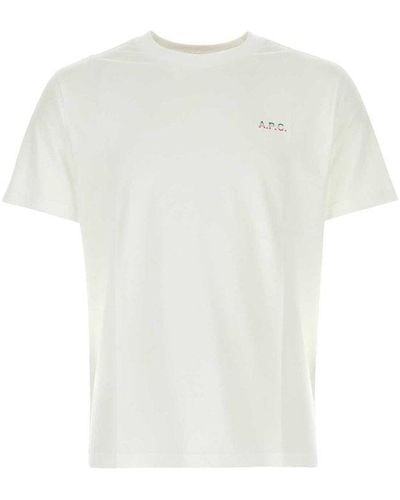 A.P.C. T-shirts And Polos White