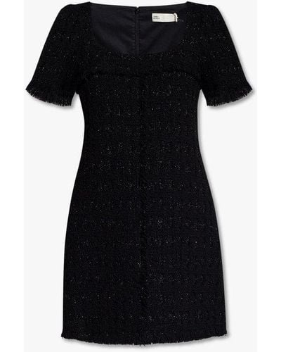 Tory Burch Tweed Dress - Black