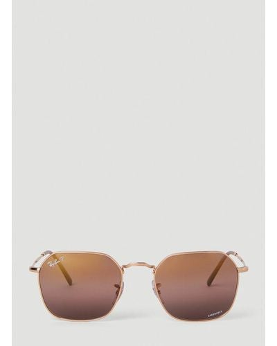 Ray-Ban Jim Square Frame Sunglasses - Pink