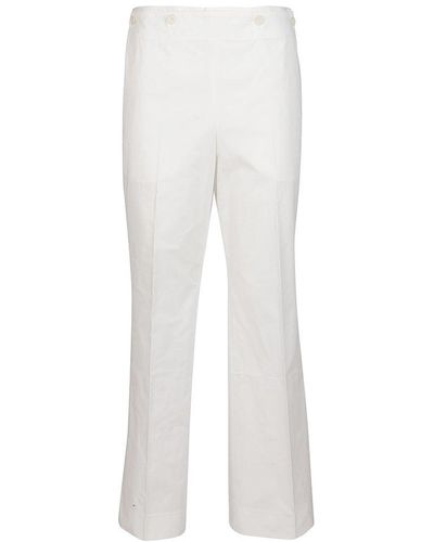Maison Margiela Flared Cropped Pants - White