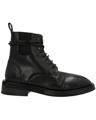 Marsèll Mentone Combat Boots - Black