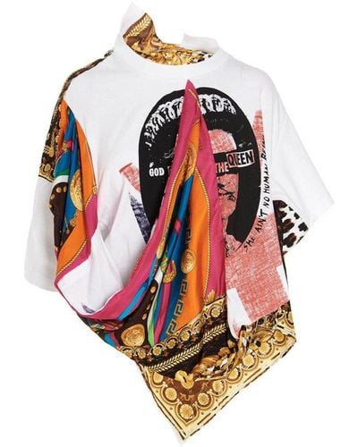 Junya Watanabe X Versace Iconic Print Project T-shirt - Multicolour