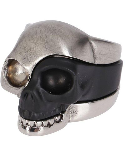 Alexander McQueen Skull Ring - Multicolour