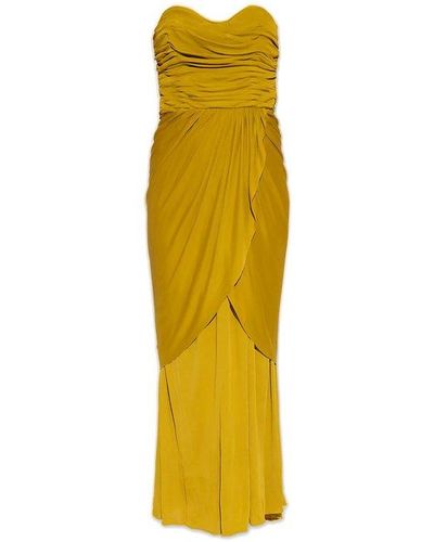 Proenza Schouler ‘Re Edition’ Collection Pleated Dress - Yellow