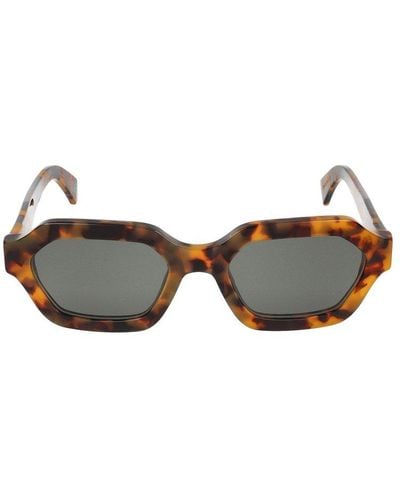 Retrosuperfuture Hexagonal-frame Sunglasses - Multicolor