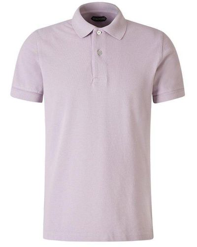 Tom Ford Cotton Pique Polo - Pink