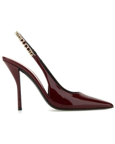 Gucci Signoria Slingback Court Shoes - Brown
