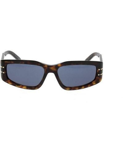 Dior Rectangle Frame Sunglasses - Blue