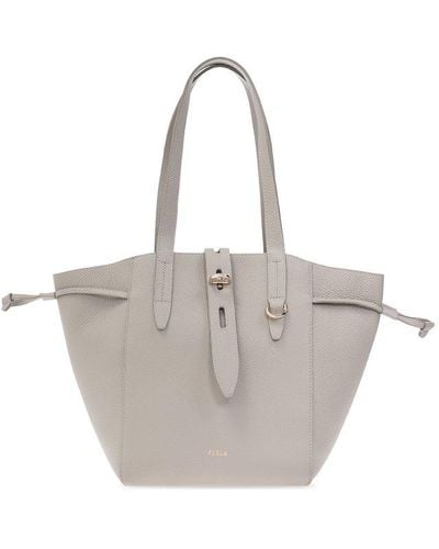 Furla ‘Net Medium’ Shopper Bag - Gray