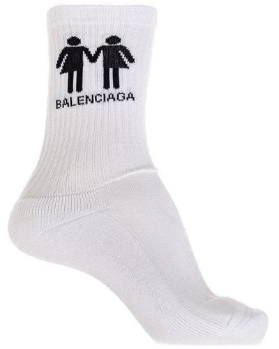 Balenciaga Socks 'pride 2022' Collection - White