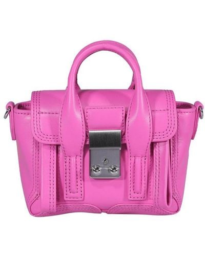 3.1 Phillip Lim Pashli Zip Detailed Mini Satchel Bag - Pink