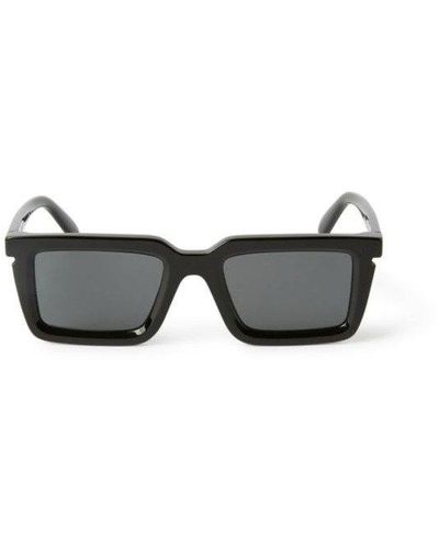 Off-White c/o Virgil Abloh Rectangular Frame Sunglasses - Black