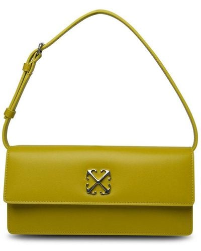Off-White c/o Virgil Abloh Lime Leather Bag - Yellow