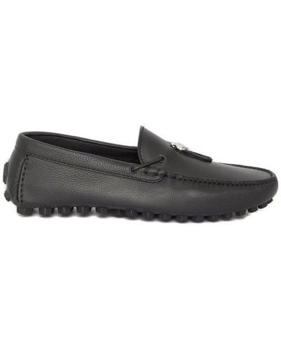 Dior Odeon Driver Loafers - Black