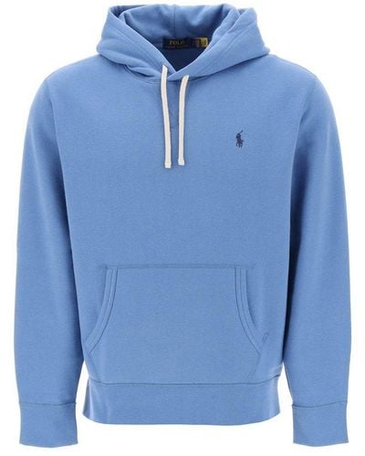 Polo Ralph Lauren Logo Embroidery Sweatshirt - Blue
