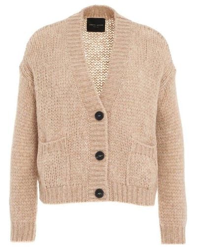Roberto Collina Button-up Knitted Cardigan - Natural