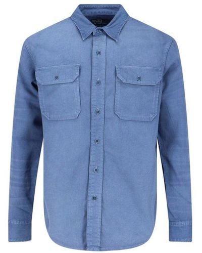 Polo Ralph Lauren Buttoned Sleeved Shirt - Blue