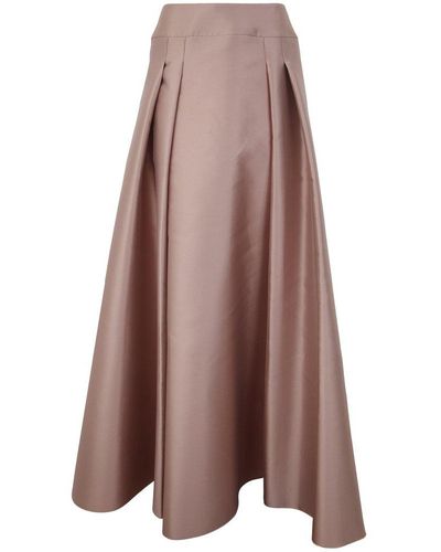 Alberta Ferretti Long Skirt Clothing - Brown