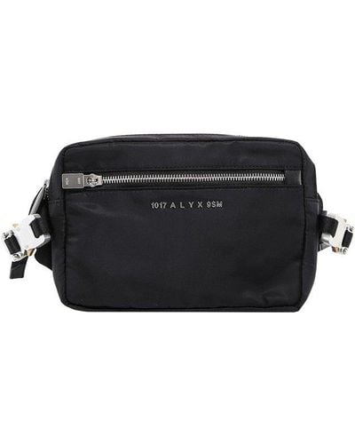 1017 ALYX 9SM Logo-lettering Zipped Belt Bag - Black