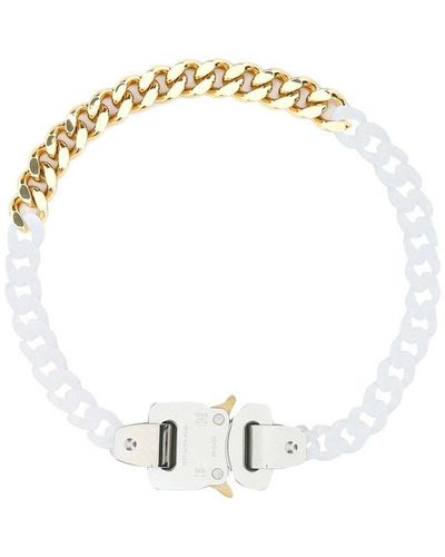 1017 ALYX 9SM Chain Buckle Choker Necklace - Metallic