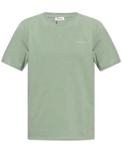 Nanushka 'reece' T-shirt With Logo, - Green