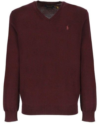 Ralph Lauren Wool Sweater - Purple