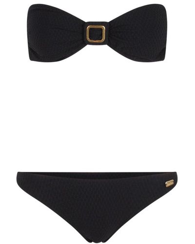 Tom Ford Tricot Jersey Strapless Bikini Set - Black