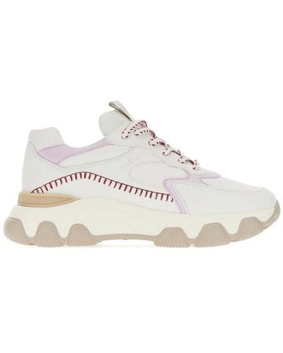Hogan Lac-up Low-top Sneakers - White