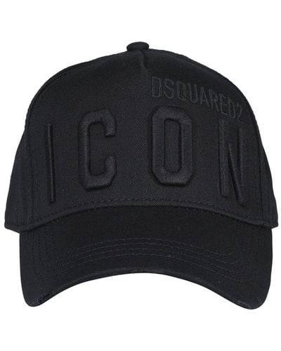 DSquared² Baseball Cap, - Black