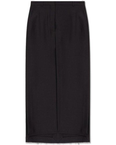 Lanvin Skirt With Slits - Black