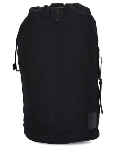 Jil Sander Cotton Blend Backpack - Black