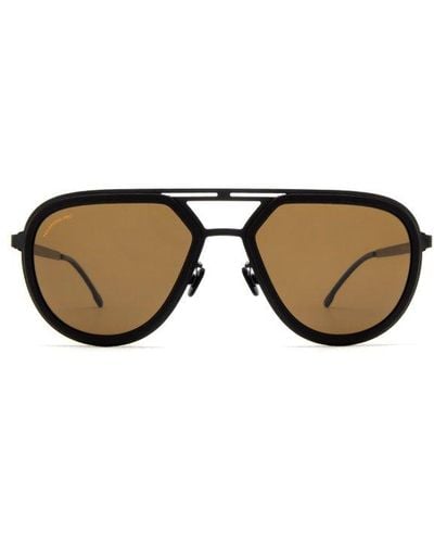 Mykita Cypress Oversized Frame Sunglasses - Black