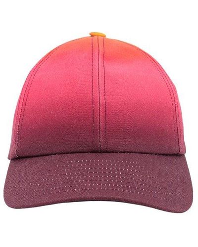 Courreges Stitched Profile Unlined Hats - Pink