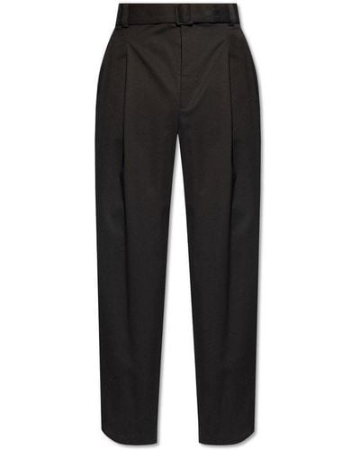 Emporio Armani Relaxed-fitting Pants, - Black