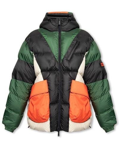 DSquared² Hooded Down Jacket - Green