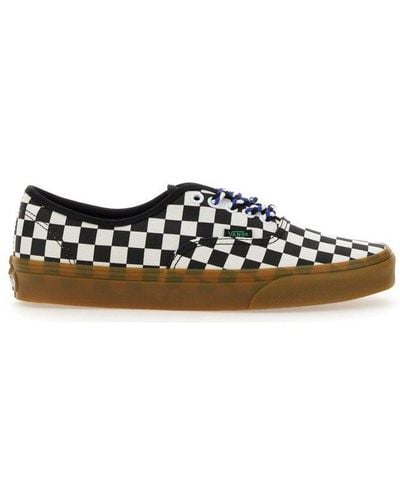 Vans Authentic Checked Sneakers - Black