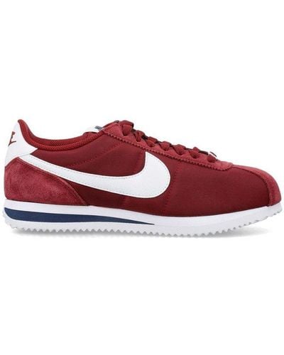 Nike Cortez Round-toe Low-top Trainers - Red