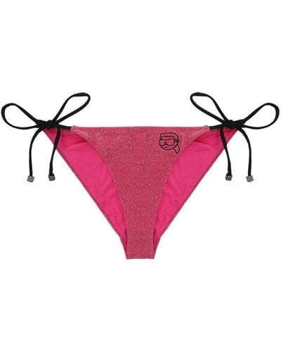 Karl Lagerfeld Ikonik 2.0 Bikini Bottoms - Pink